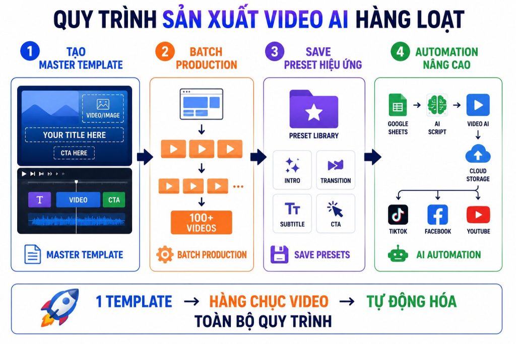 Workflow 4 bước để scale: