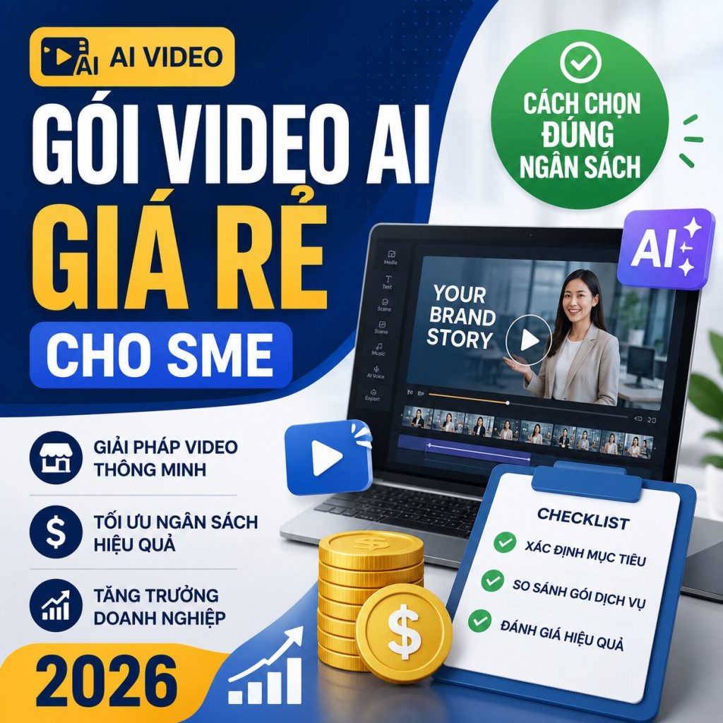 Gói Video AI Giá Rẻ Cho SME: Cách Chọn Đúng Ngân Sách 2026